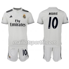 Maillot de Foot Real Madrid MODRIC 10 Enfant Domicile 2018/19